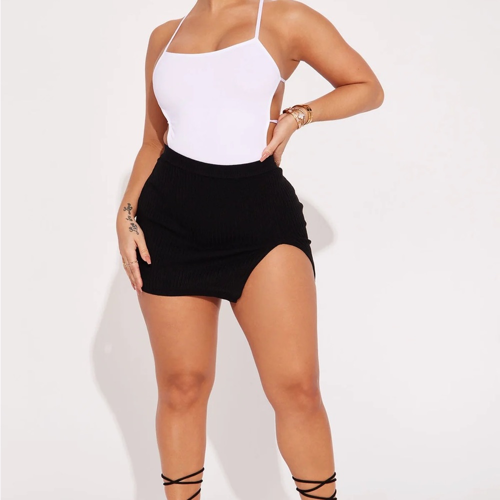 Fashion Nova Black Mini Skirt